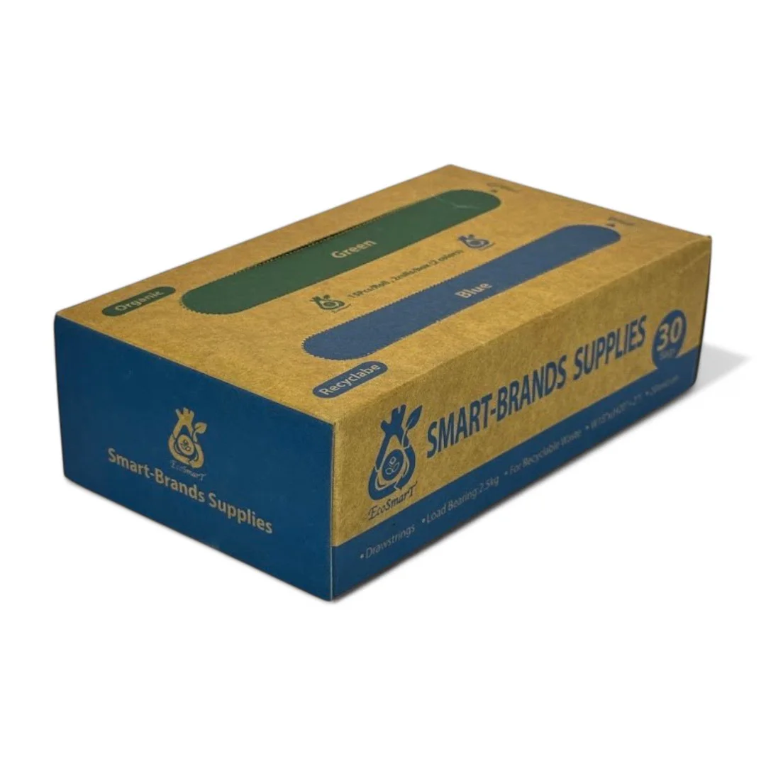 Biodegradable Combo-Box Green|Blue Bin Liners