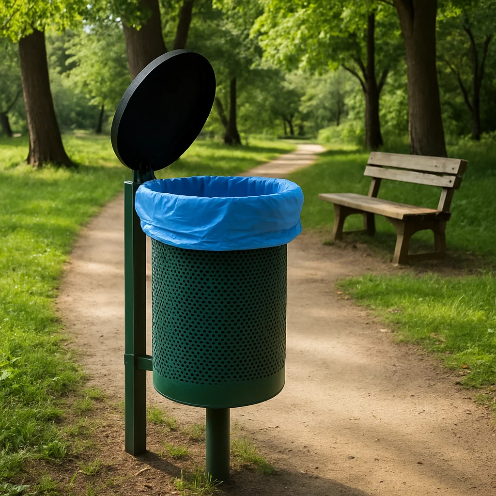 Blue Biodegradable Bin Liners for Recyclable Waste - 50L